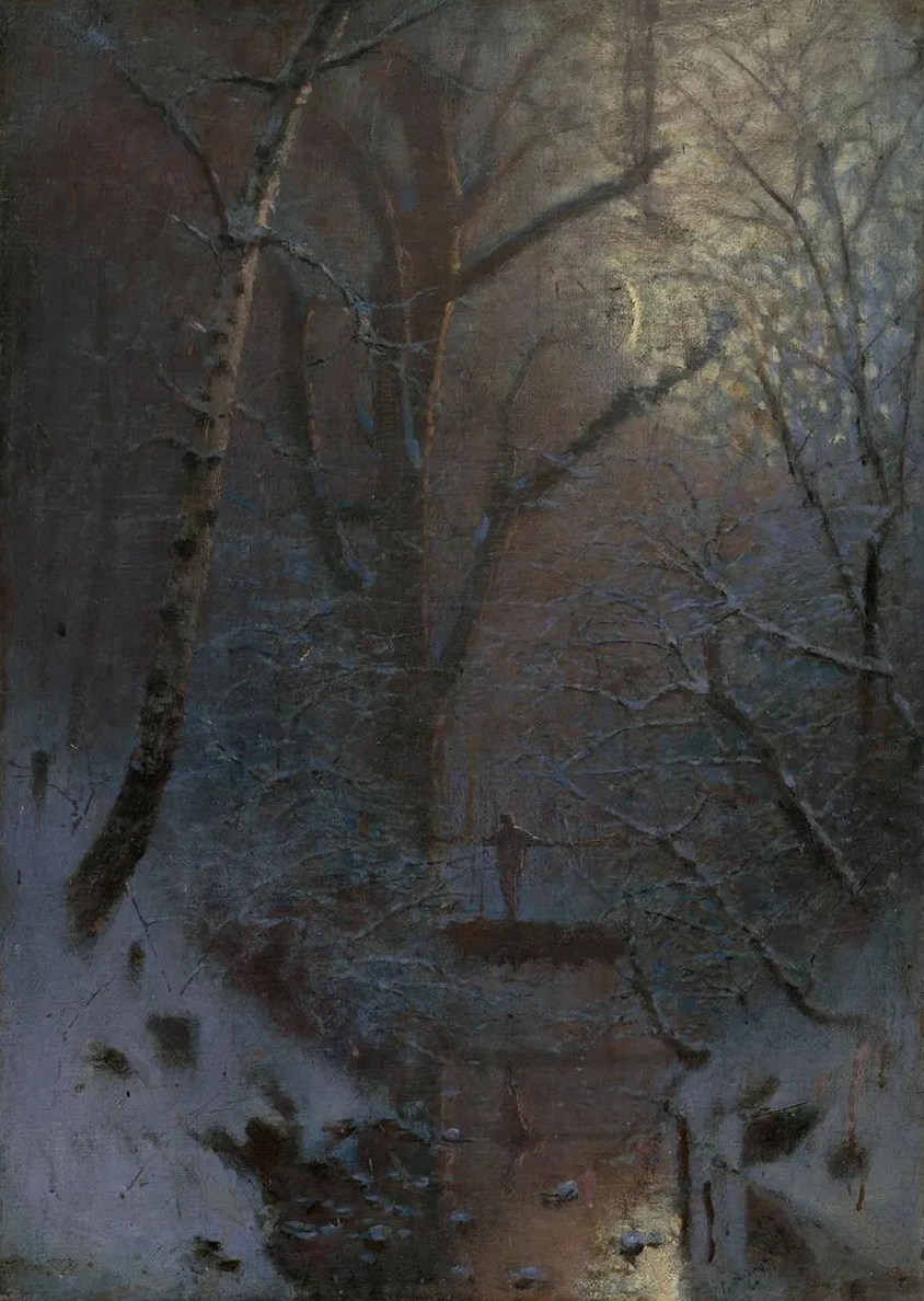 Winter. Winter Night