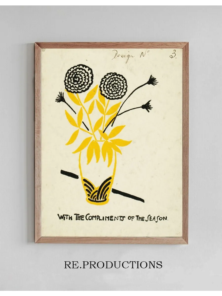 With the Compliments of the Season (design No. 3)