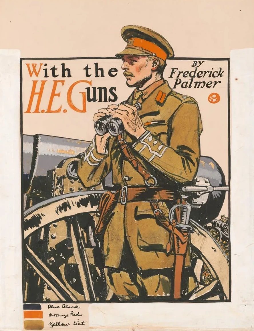 With the H.E. guns, by Frederick Palmer