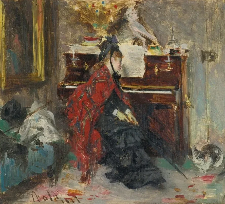 Woman At The Piano