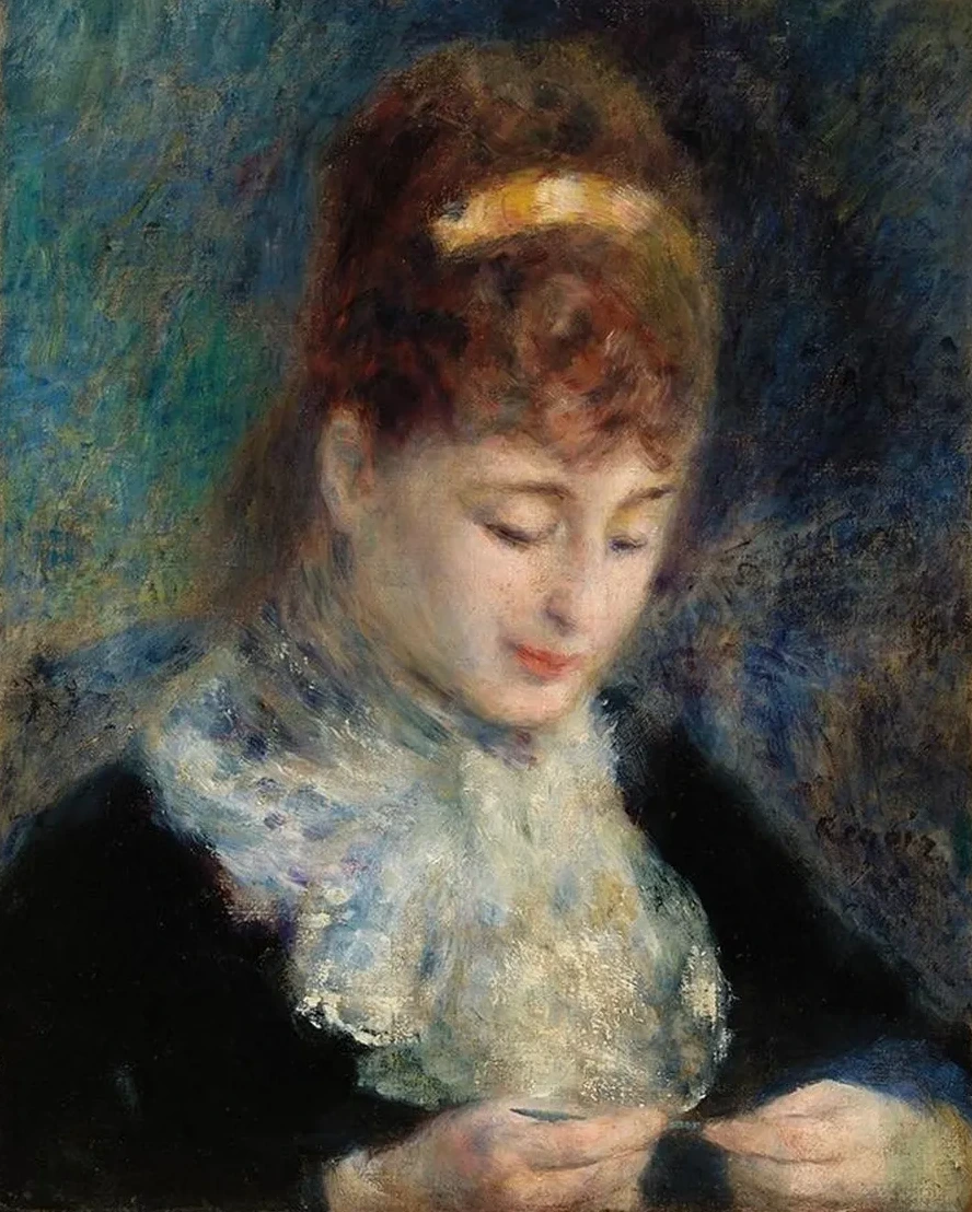 Woman Crocheting (femme Faisant du Crochet)