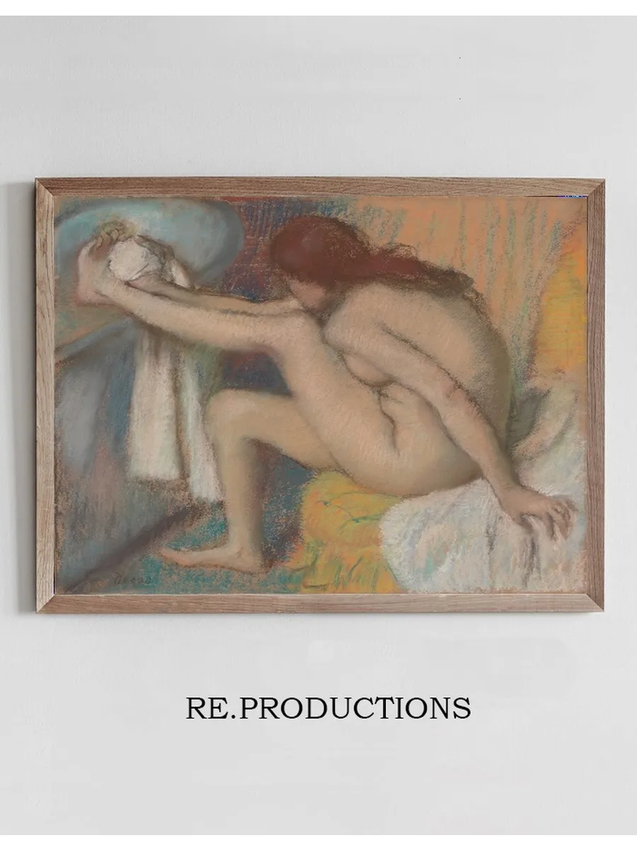 Woman Drying Her Foot