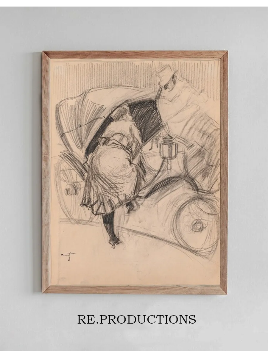 Woman Entering a Fiacre
