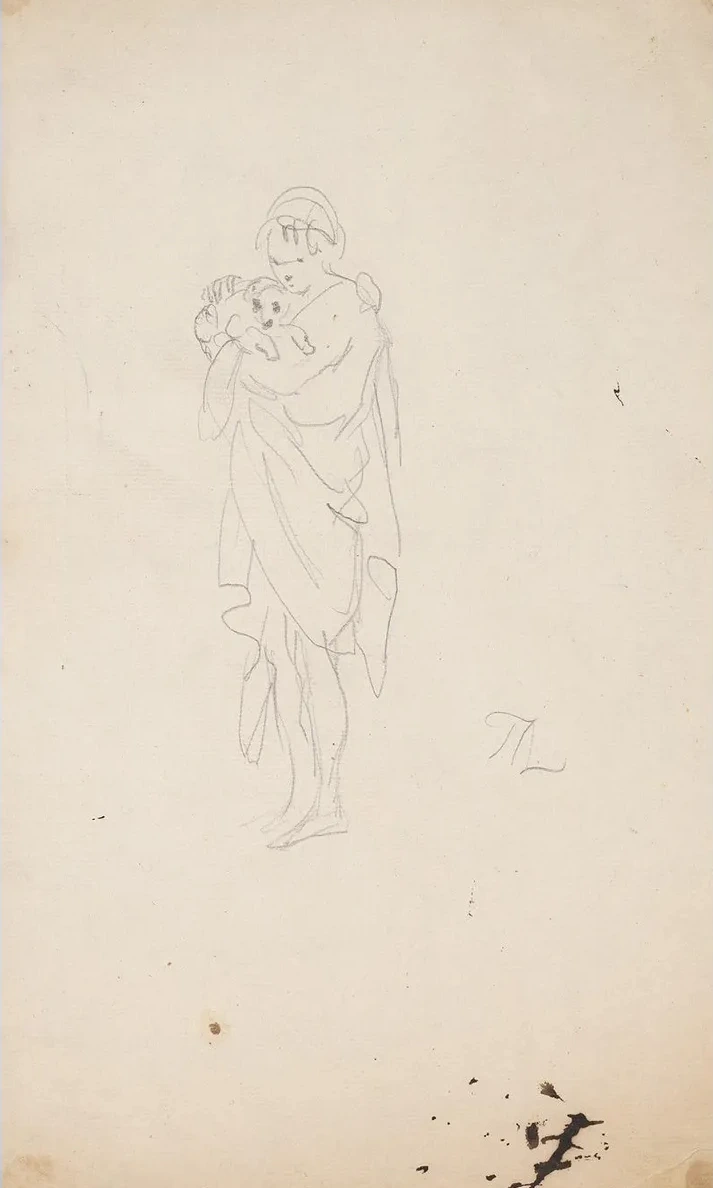 Woman Holding Dog