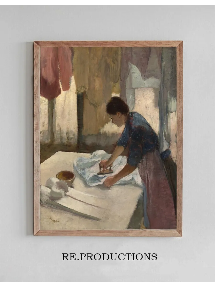 Woman Ironing