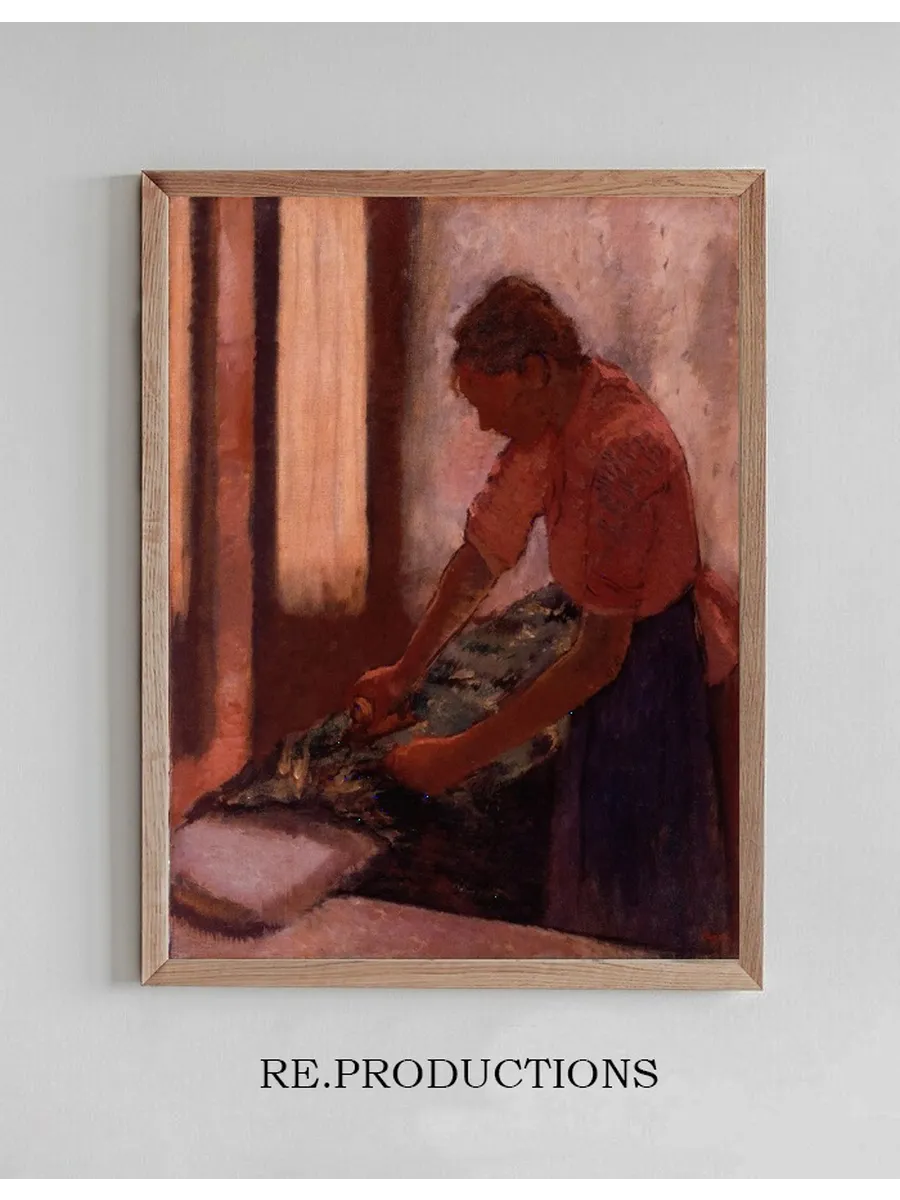 Woman Ironing