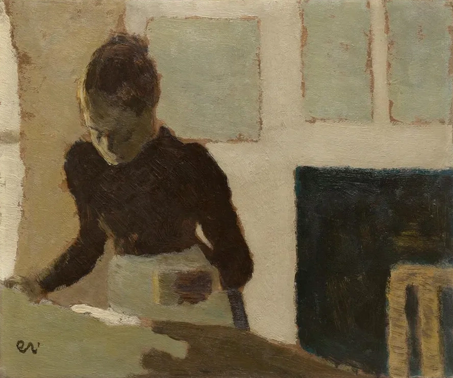 Woman Ironing