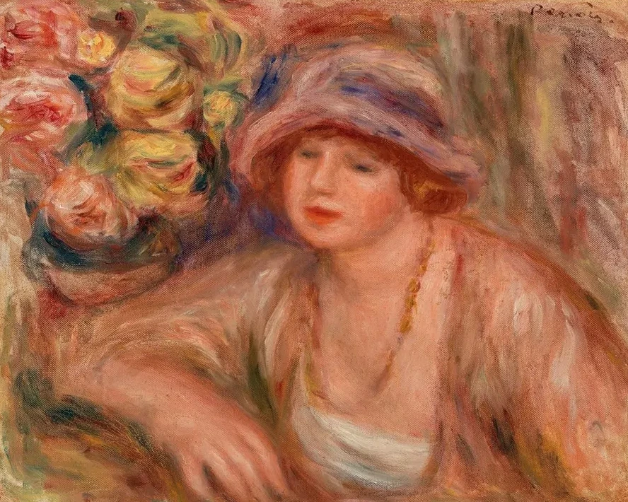 Woman Leaning (femme Accoud E)