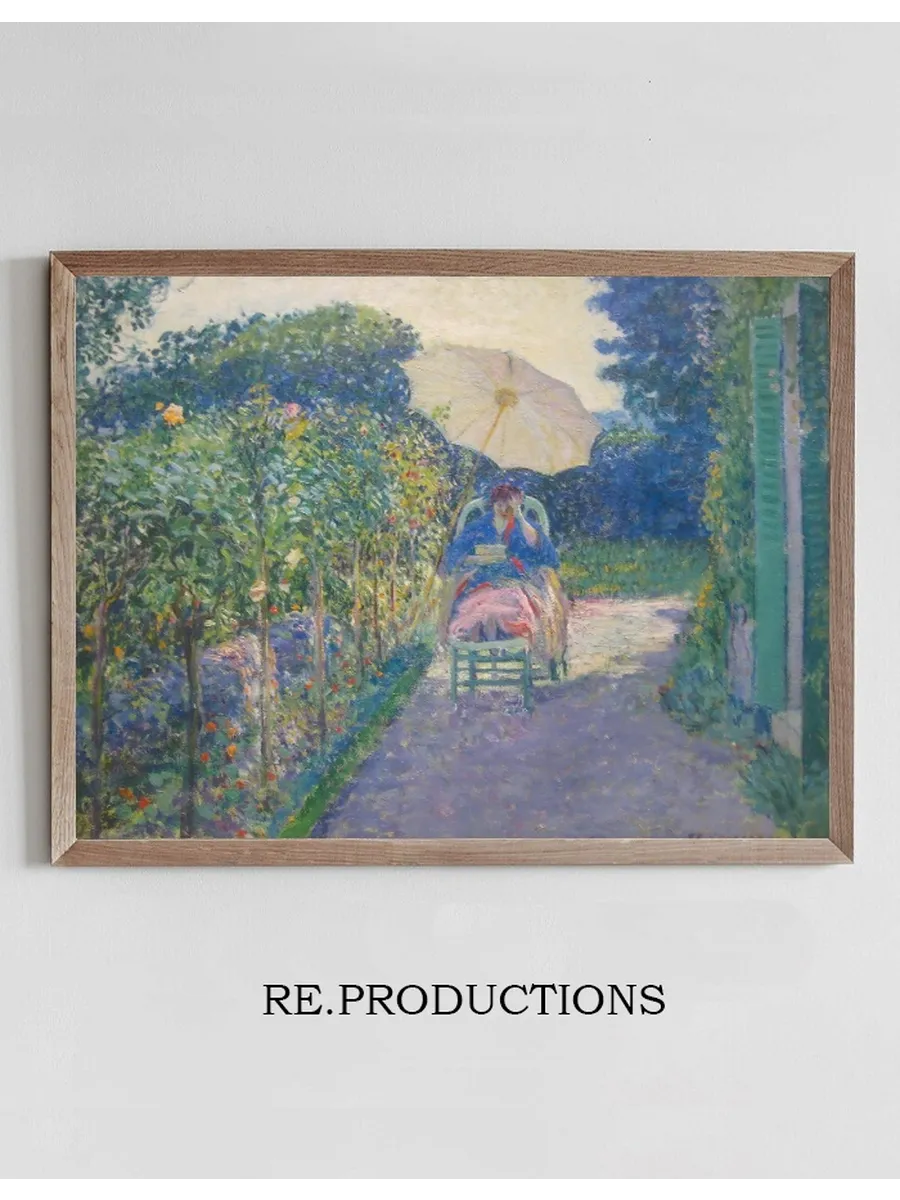 Woman Seated in a Garden