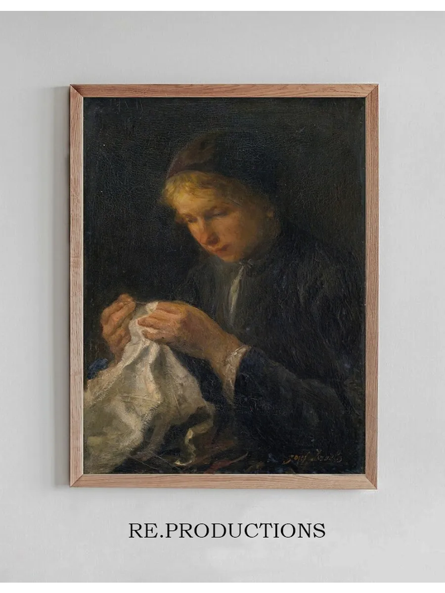 Woman Sewing