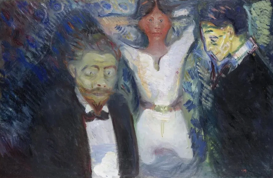 Woman Showing Her Portrait