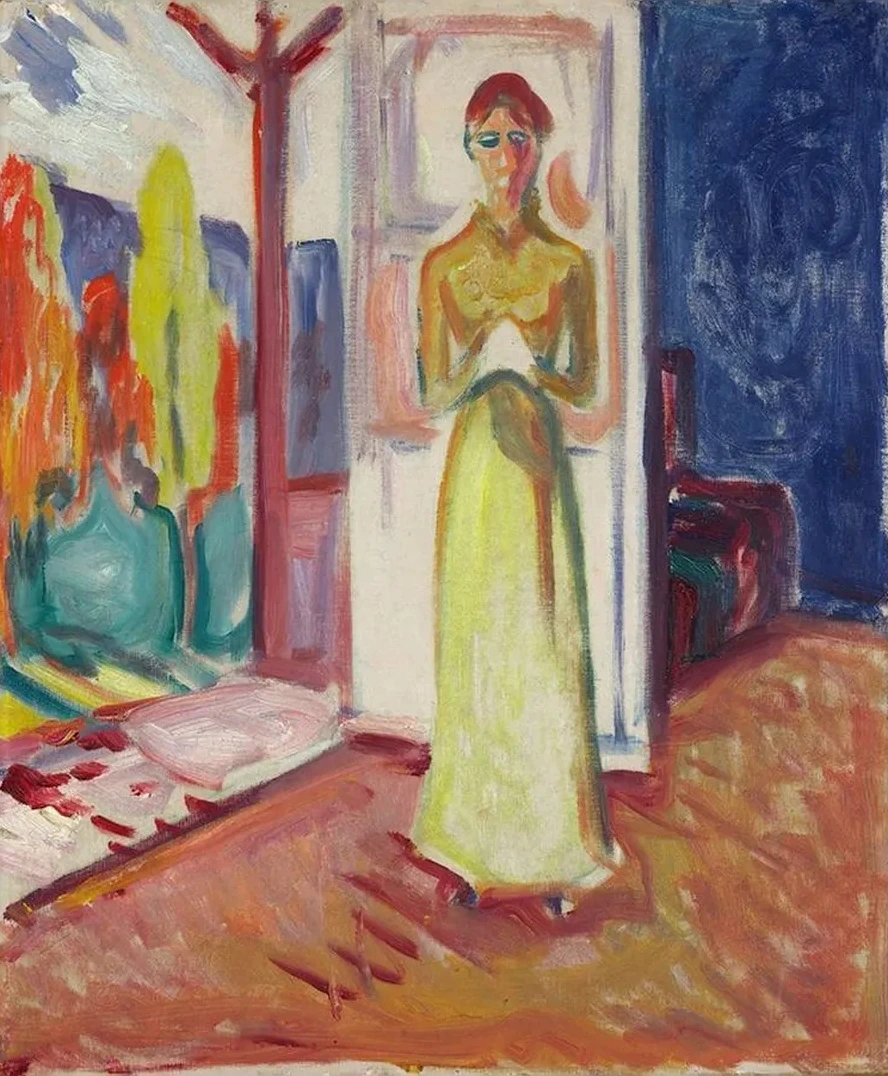 Woman Standing in the Doorway