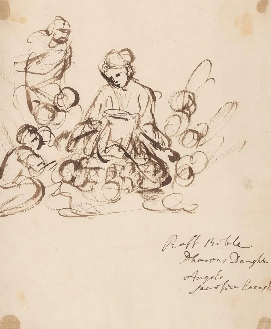 Woman Surrounded by Children