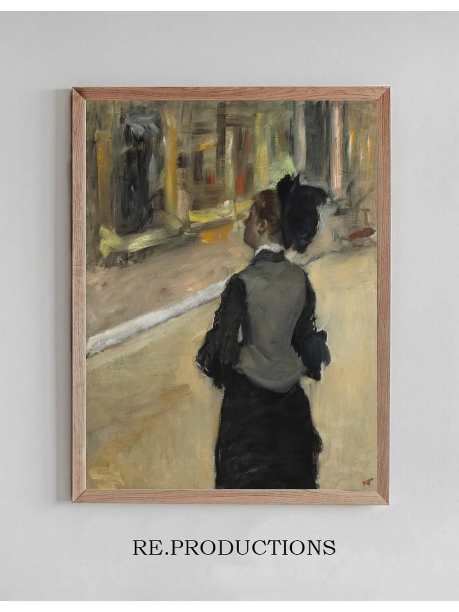 Woman Viewed from Behind (Visit to a Museum)