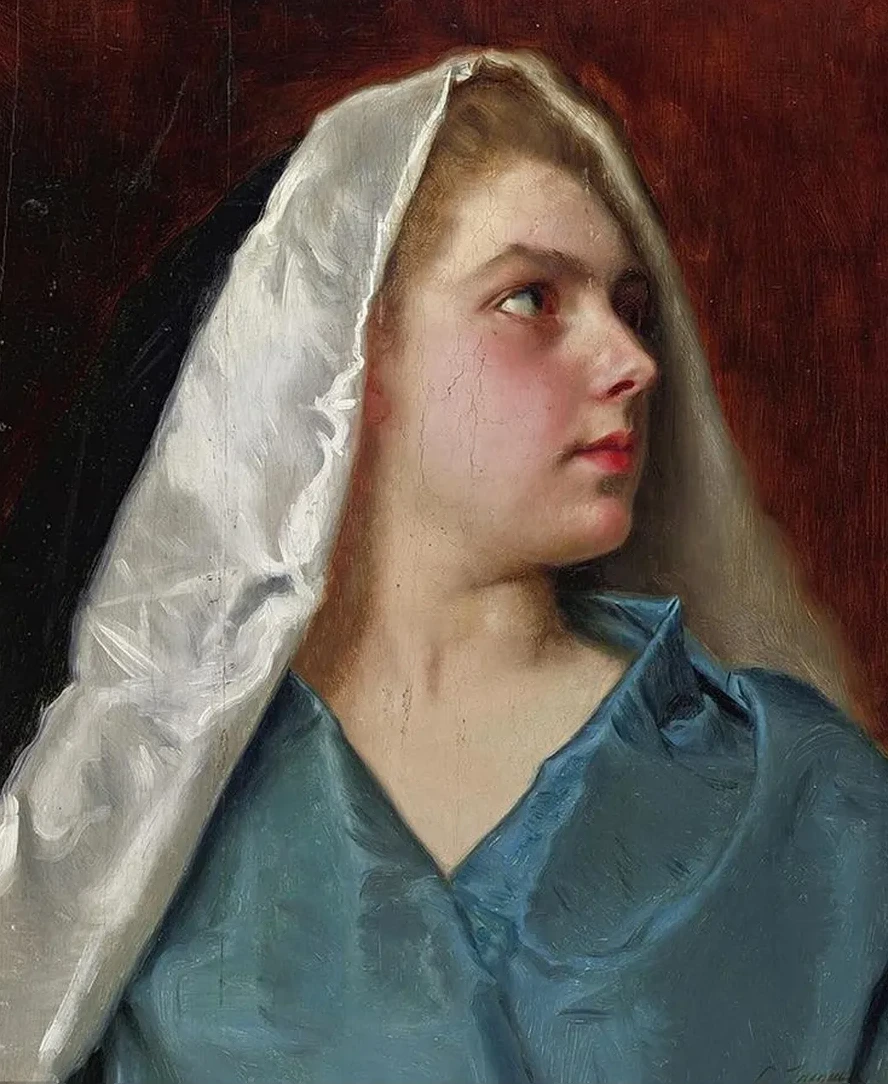Woman With A Mantle