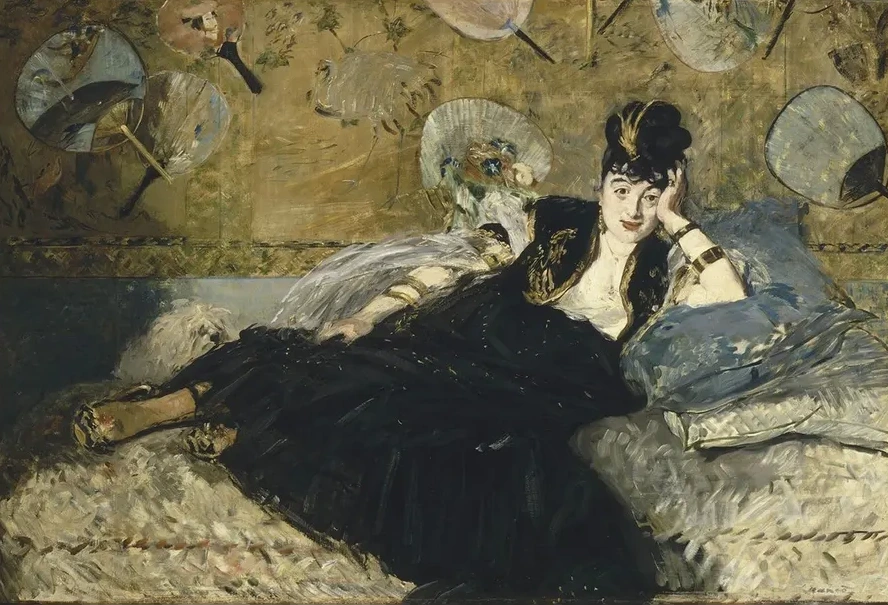Woman With Fans
