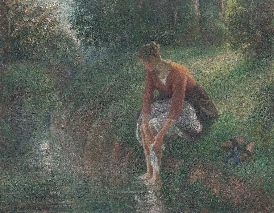 Woman and Child at the Well