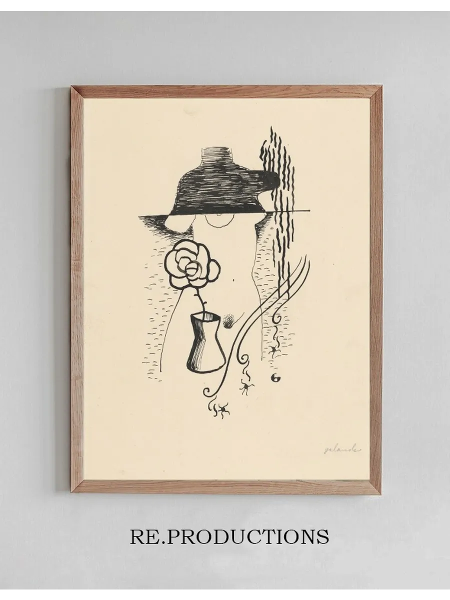 Woman and Flower