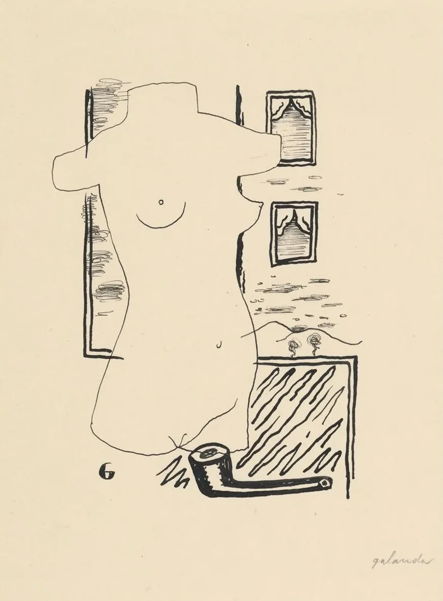 Woman and a Pipe