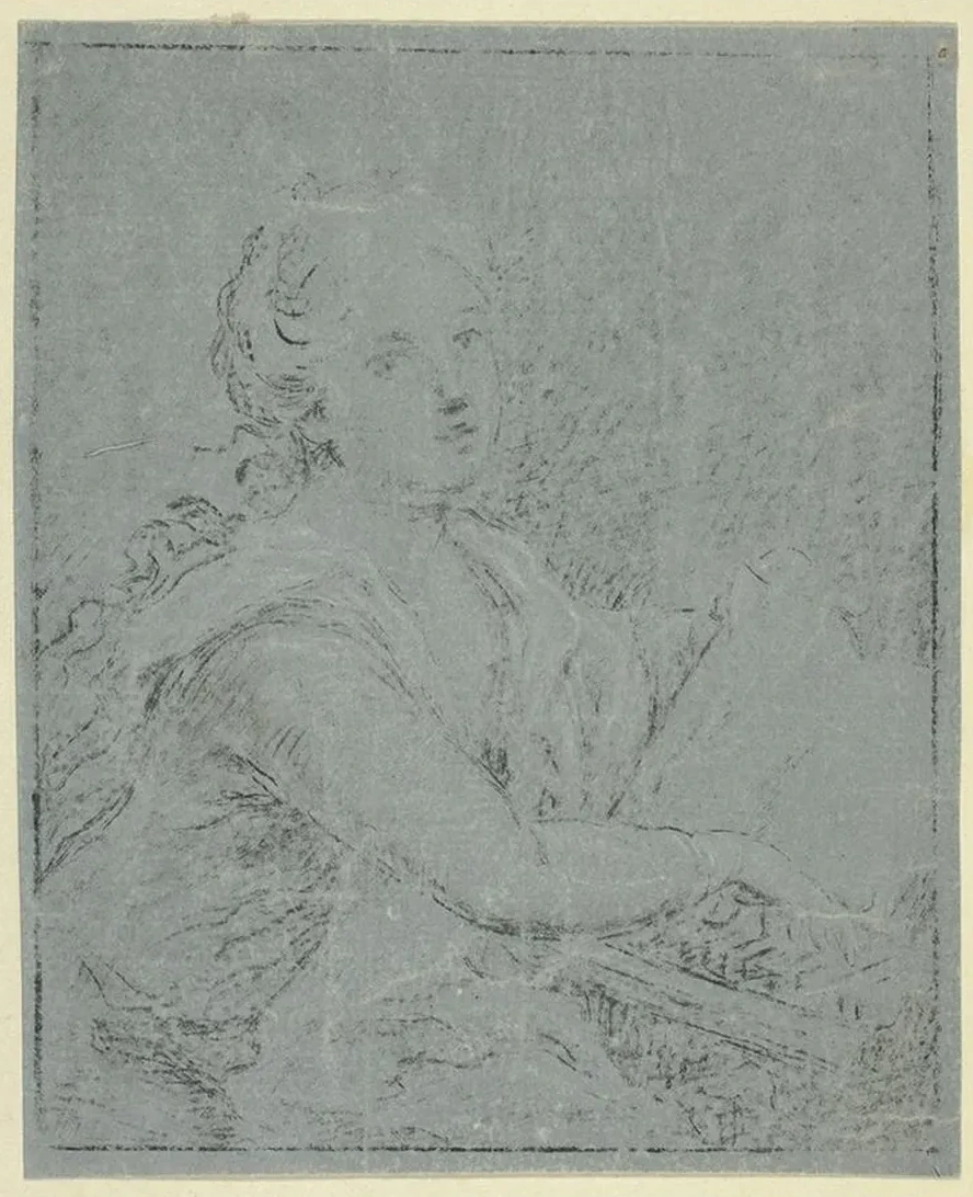 Woman at Spinet