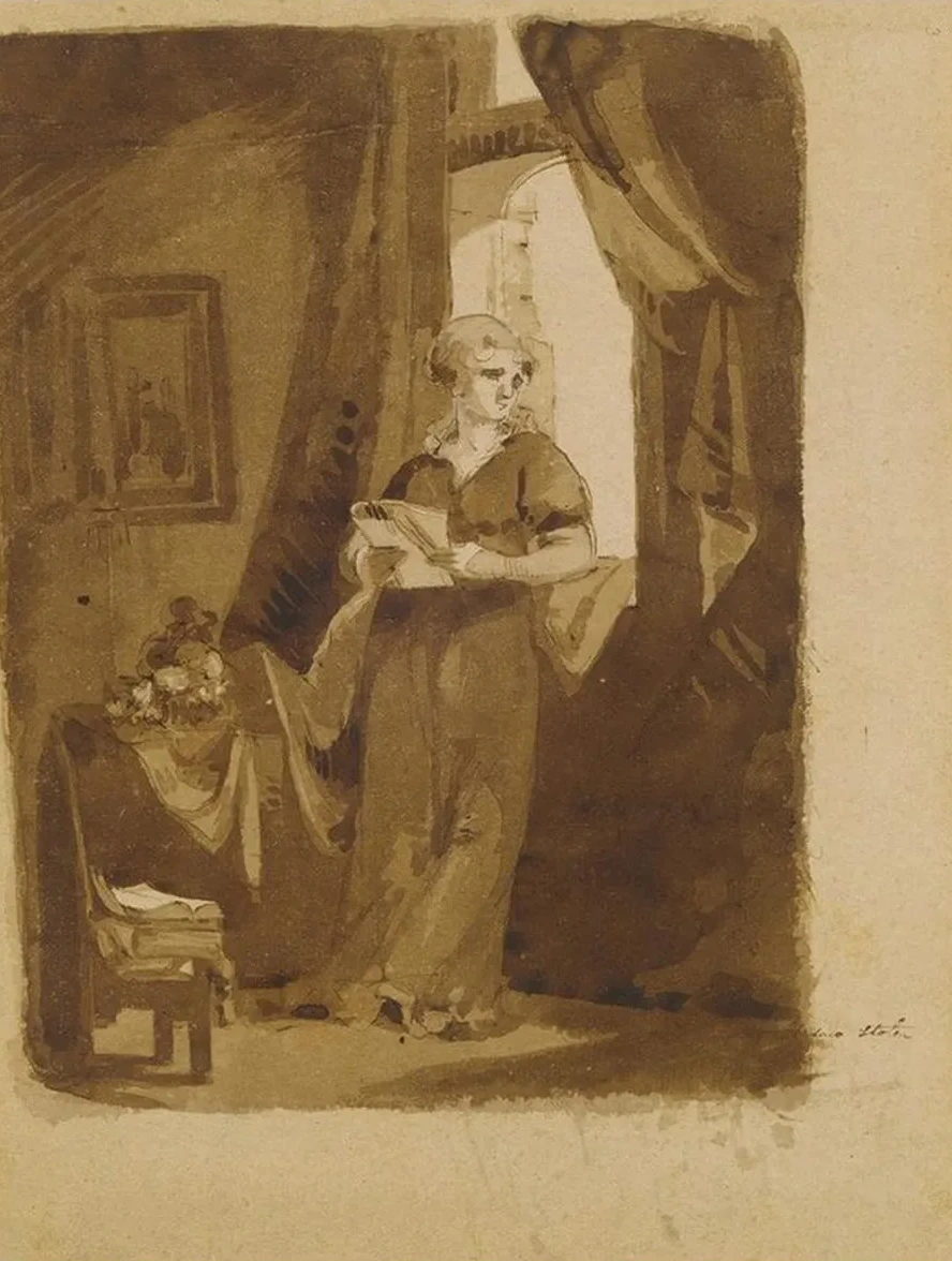 Woman at a Window (from Sketchbook)
