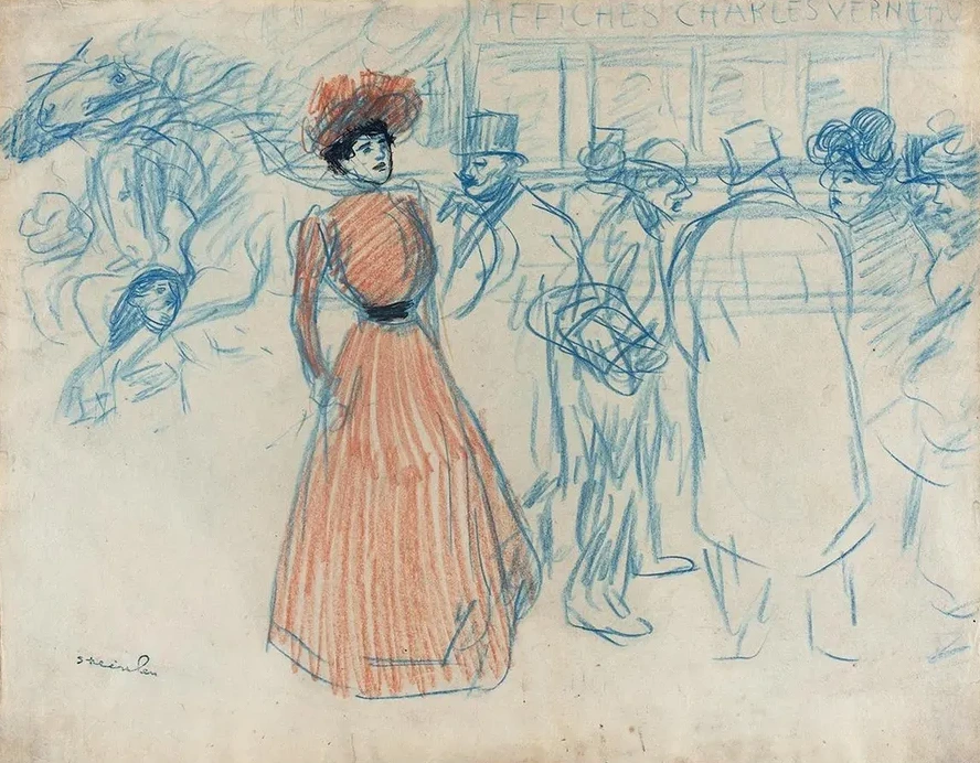 Woman at the Bus Stop
