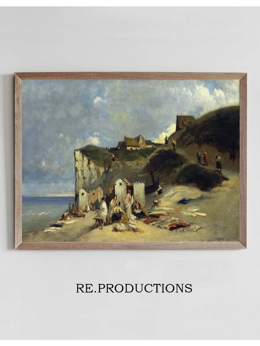 Woman bath in Dieppe I