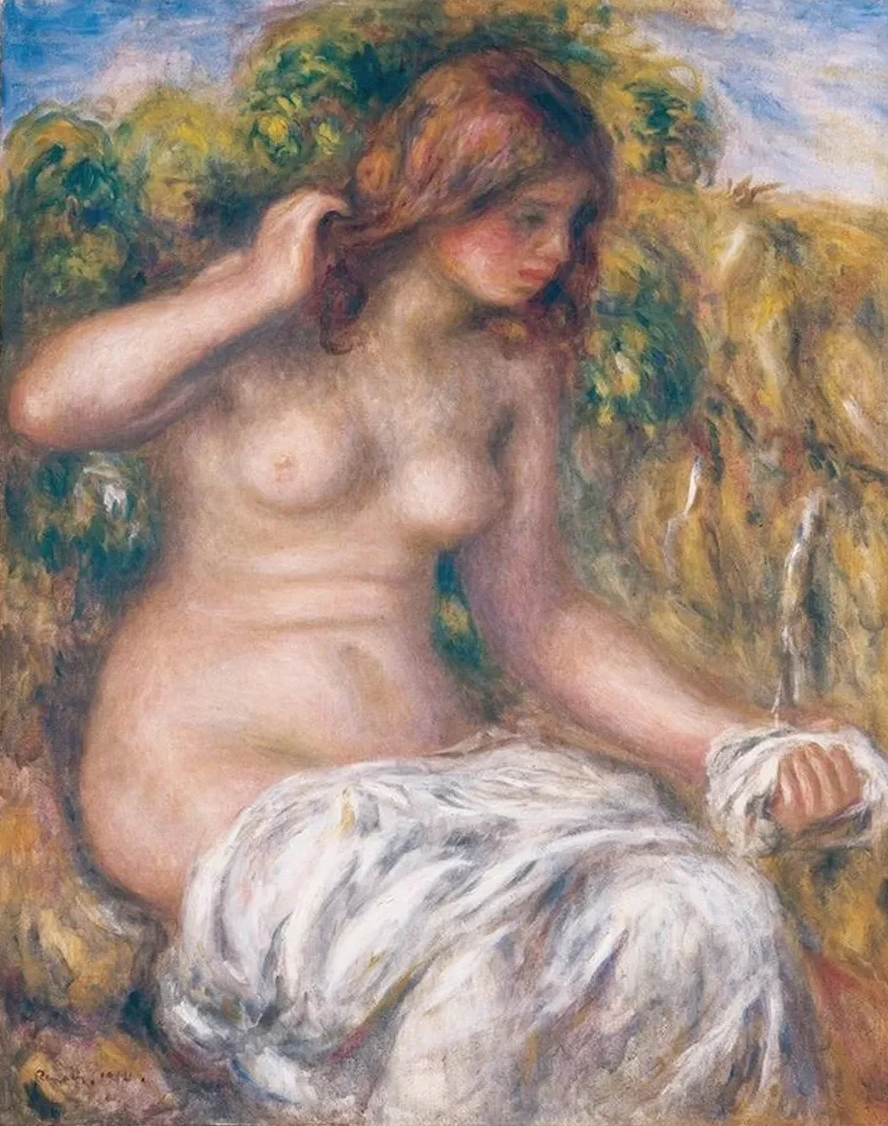 Woman by Spring
