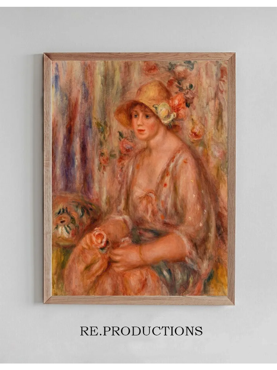 Woman in Muslin Dress (femme En Robe de Mousseline)