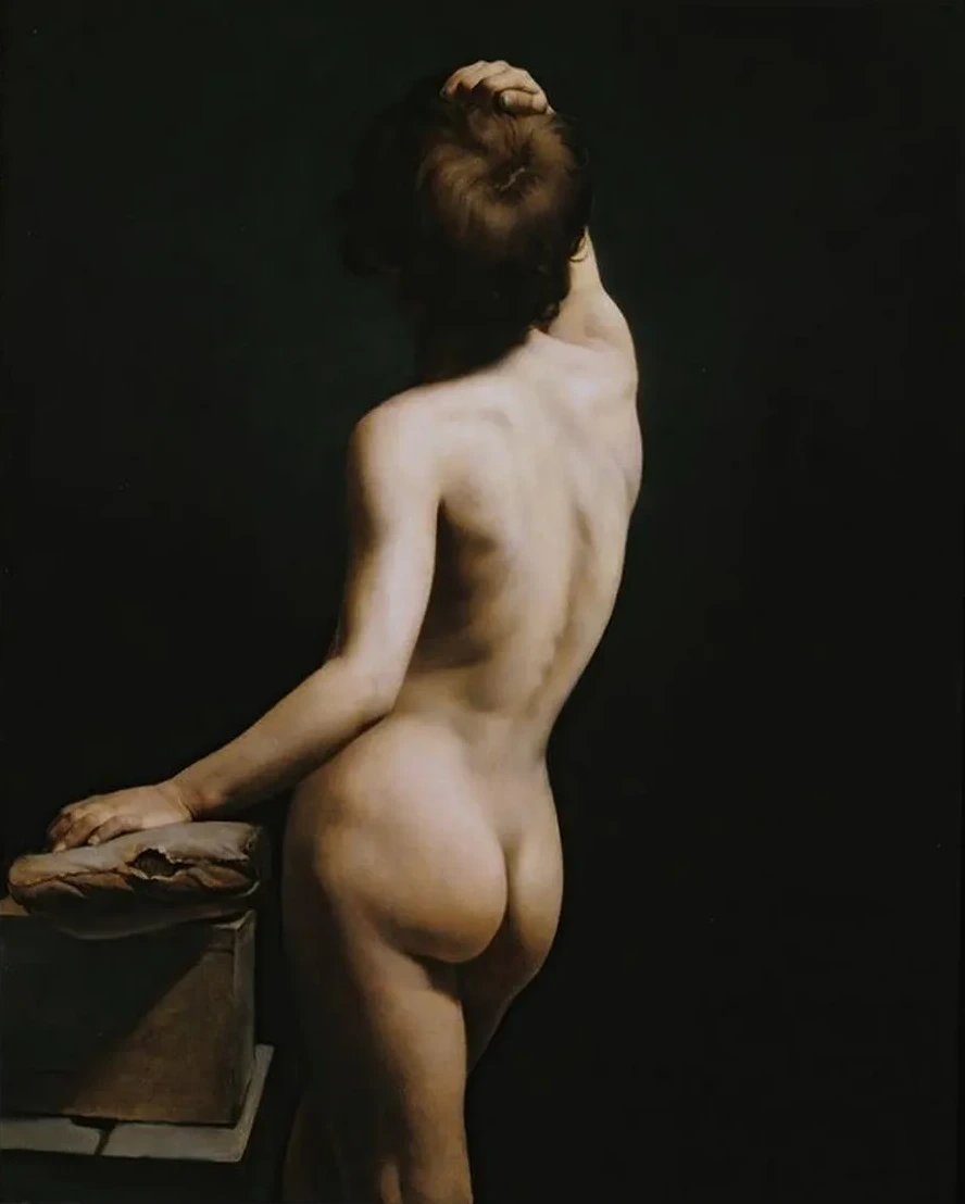 Woman in a Green Meadow