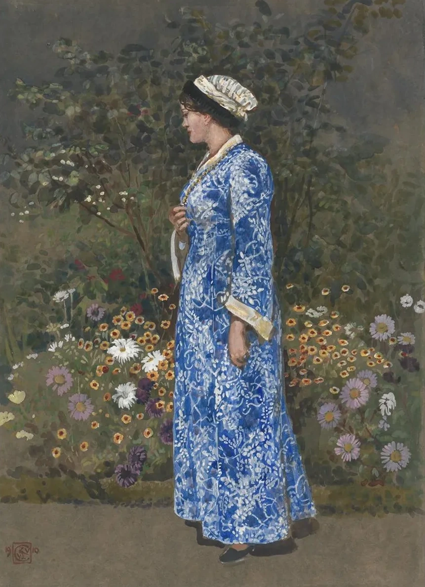 Woman in a Kimono