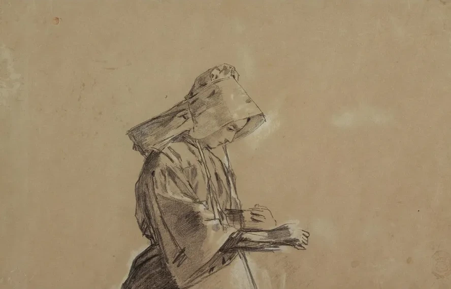 Woman in a Sunbonnet