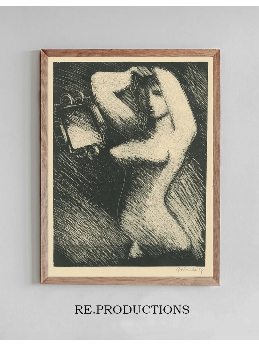 Woman in Front of a Mirror