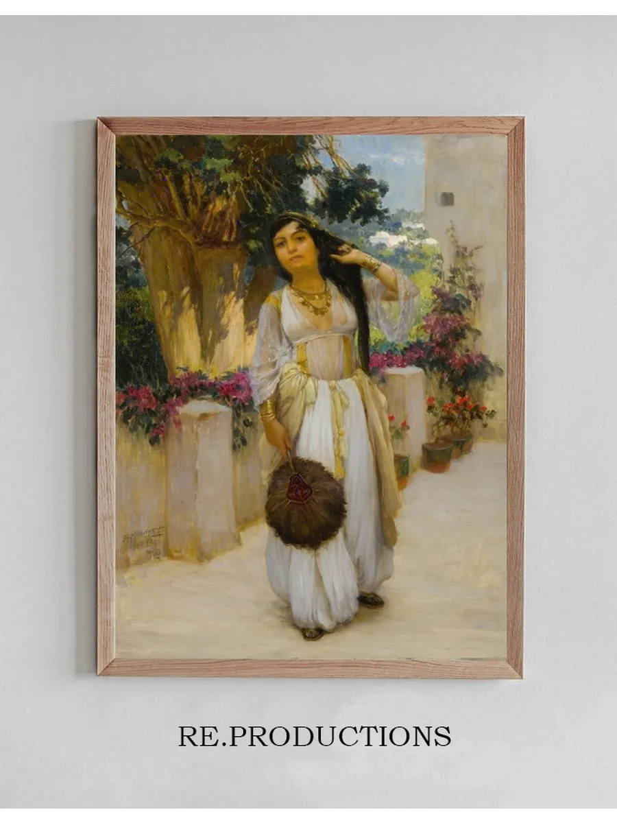 Woman of Algiers on a Veranda