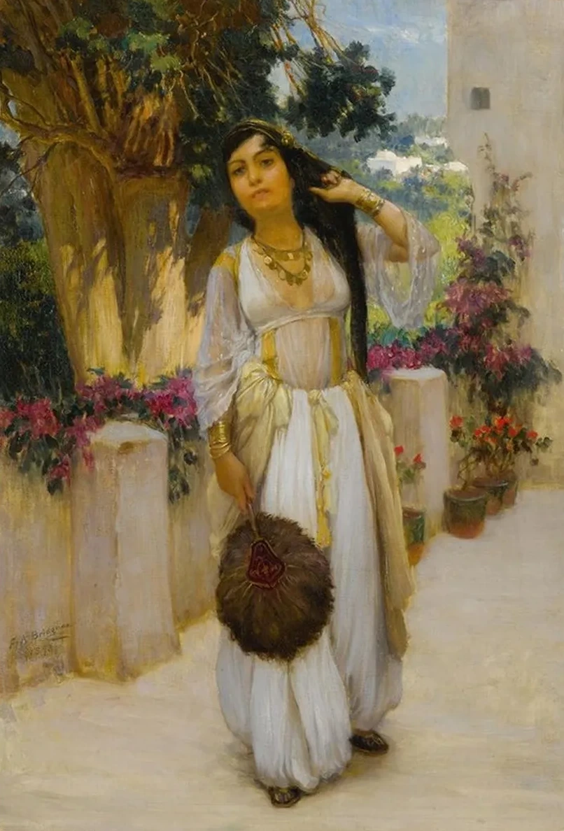 Woman of Algiers on a Veranda