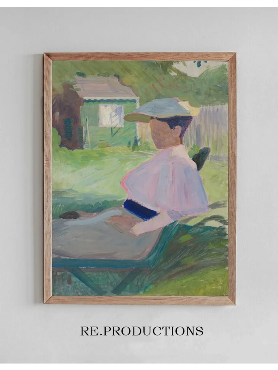 Woman on Garden Chair, Visby