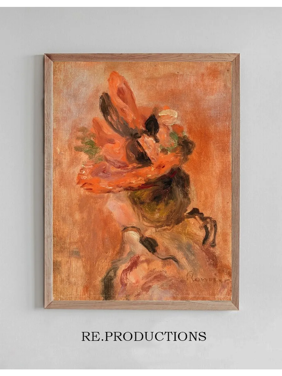 Woman's Head with Red Hat