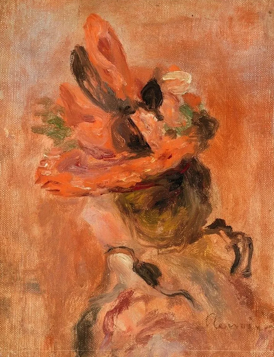 Woman's Head with Red Hat