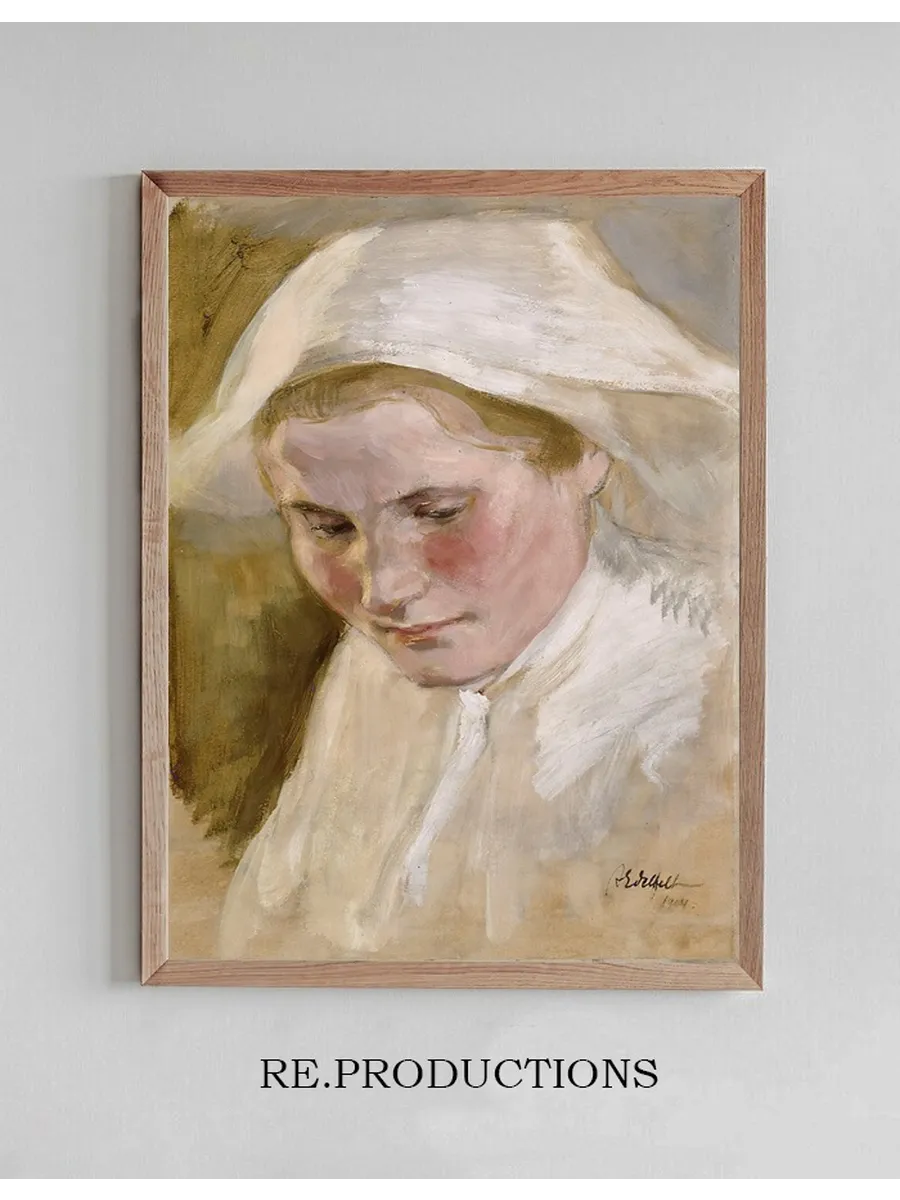 Woman's Head, Rehearsal For The Final Sketch Of The Peter Brahe Series