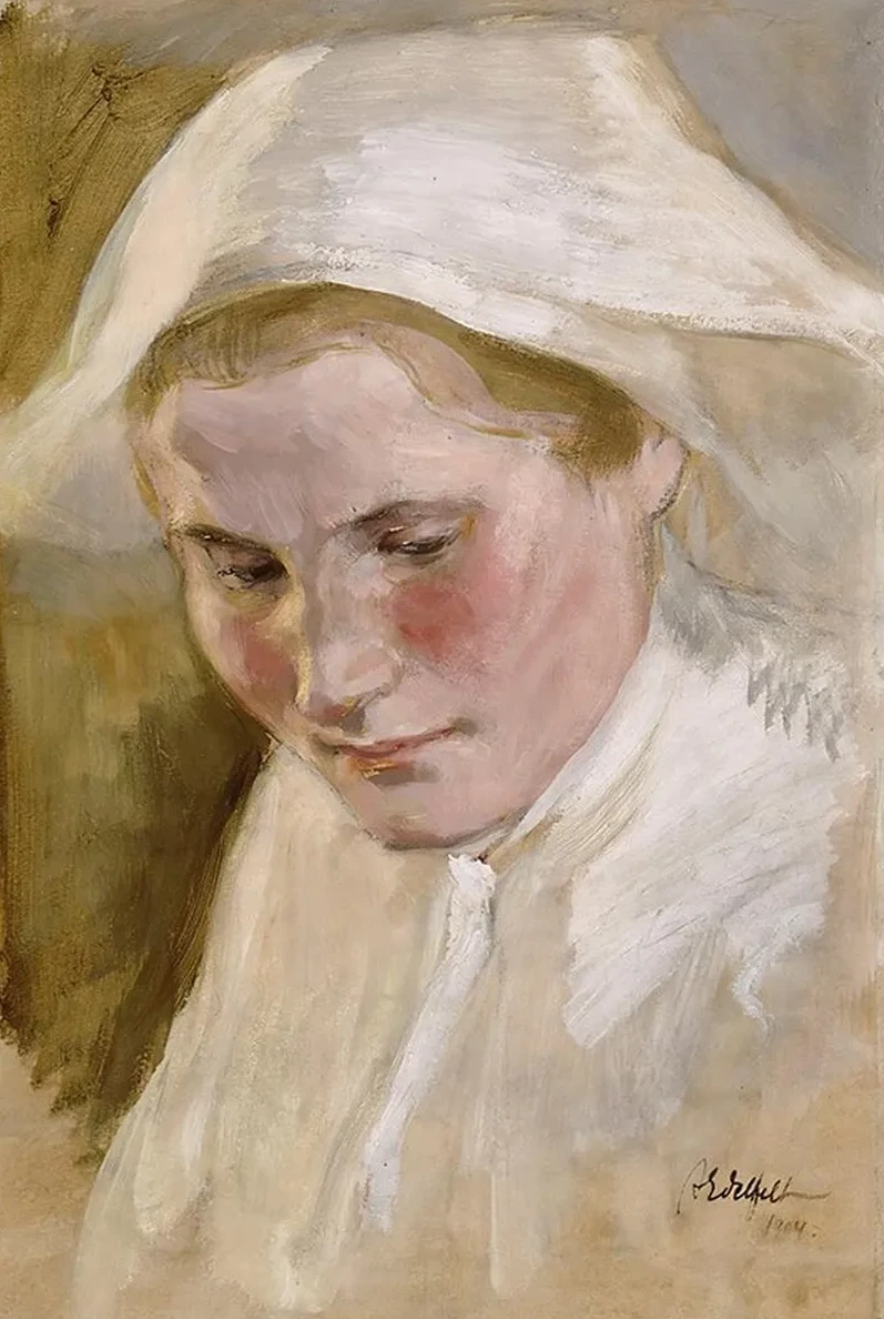 Woman's Head, Rehearsal For The Final Sketch Of The Peter Brahe Series