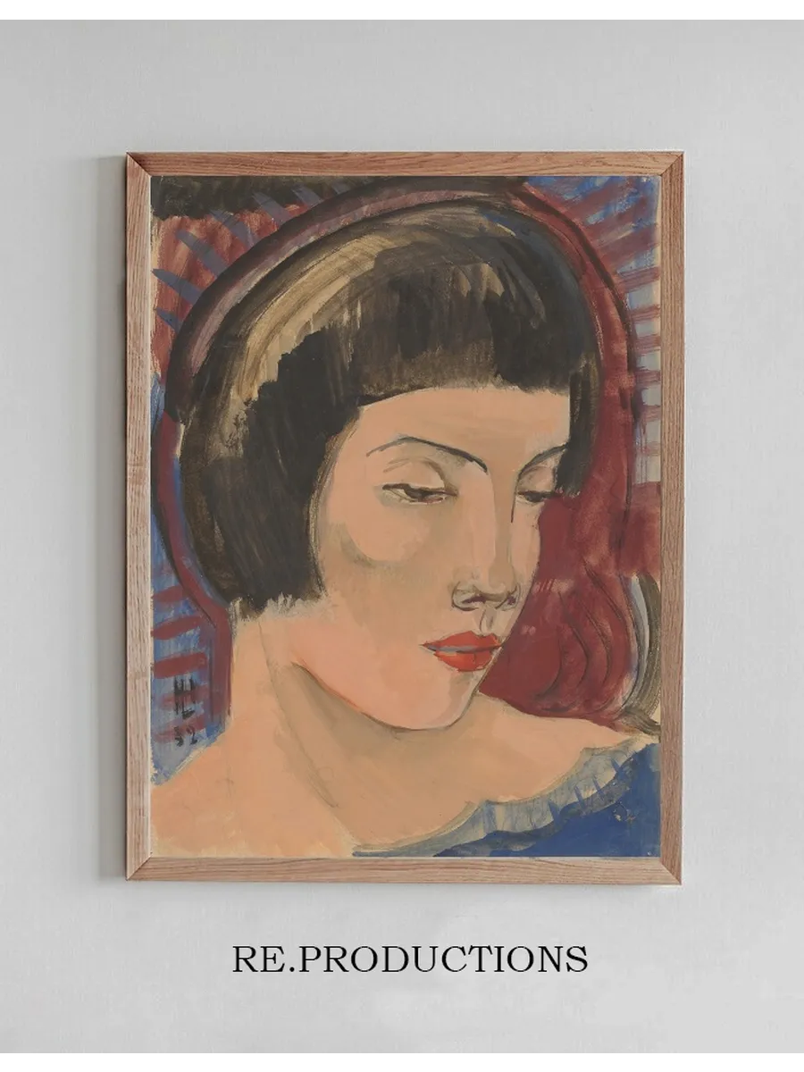 Woman's Head to the Right