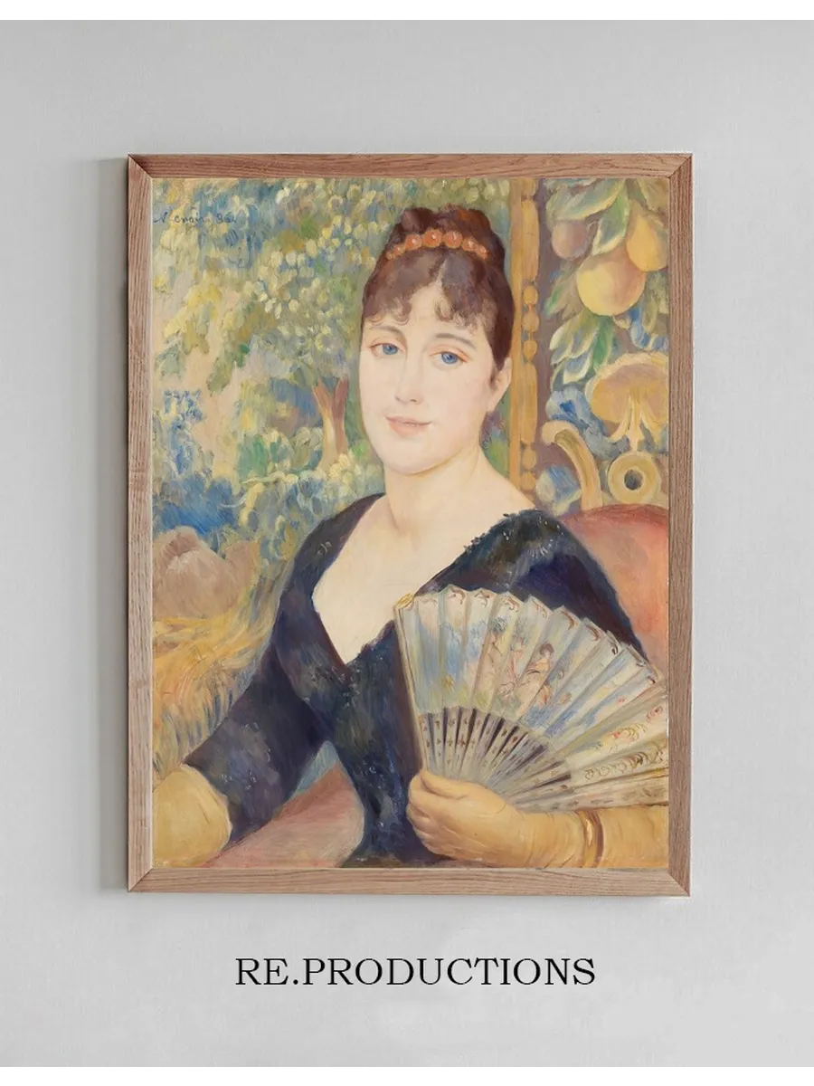 Woman with Fan (femme L Ventail)