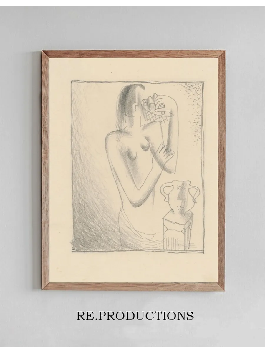 Woman with Fruit Basket on Her Shoulder