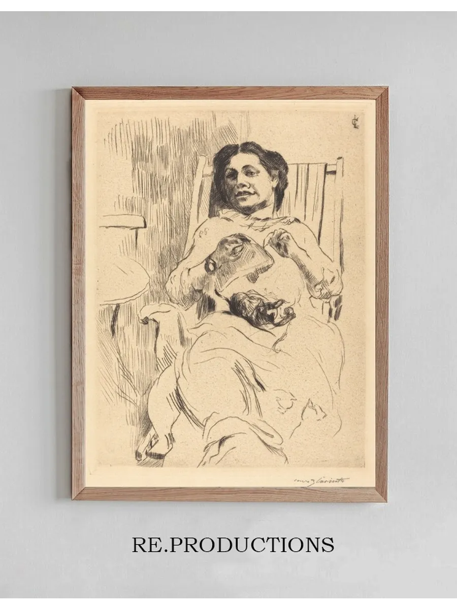 Woman with Needlework (frau Mit Handarbeit)