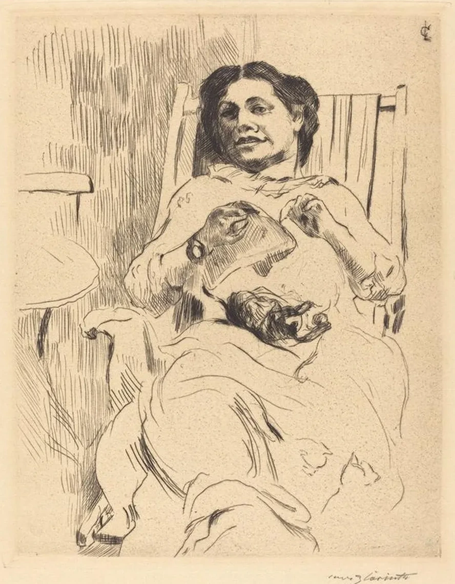 Woman with Needlework (frau Mit Handarbeit)