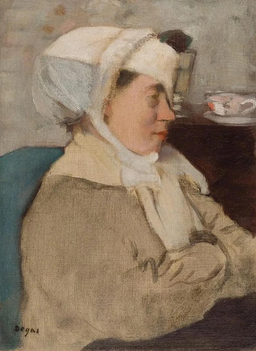 Woman with a Bandage