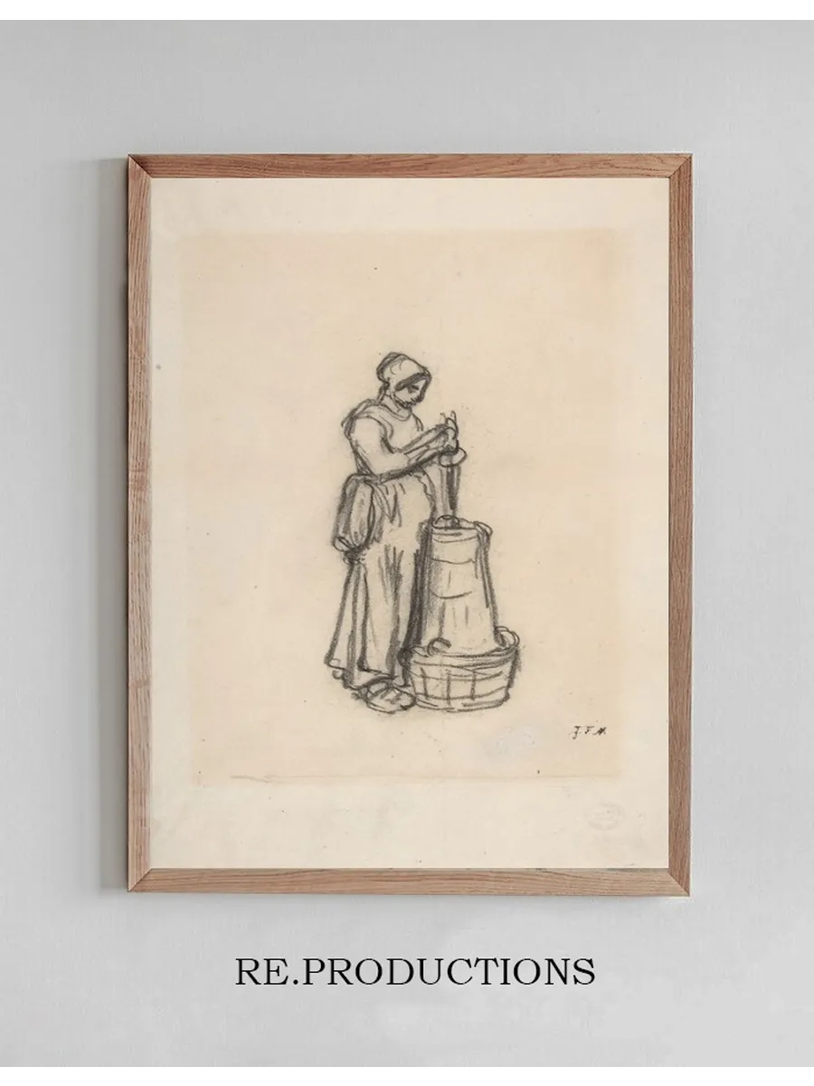 Woman with a Churn