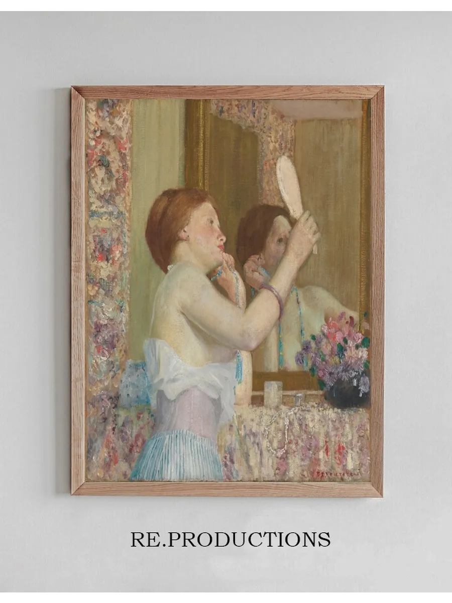 Woman with a Mirror (femme Qui Se Mire)