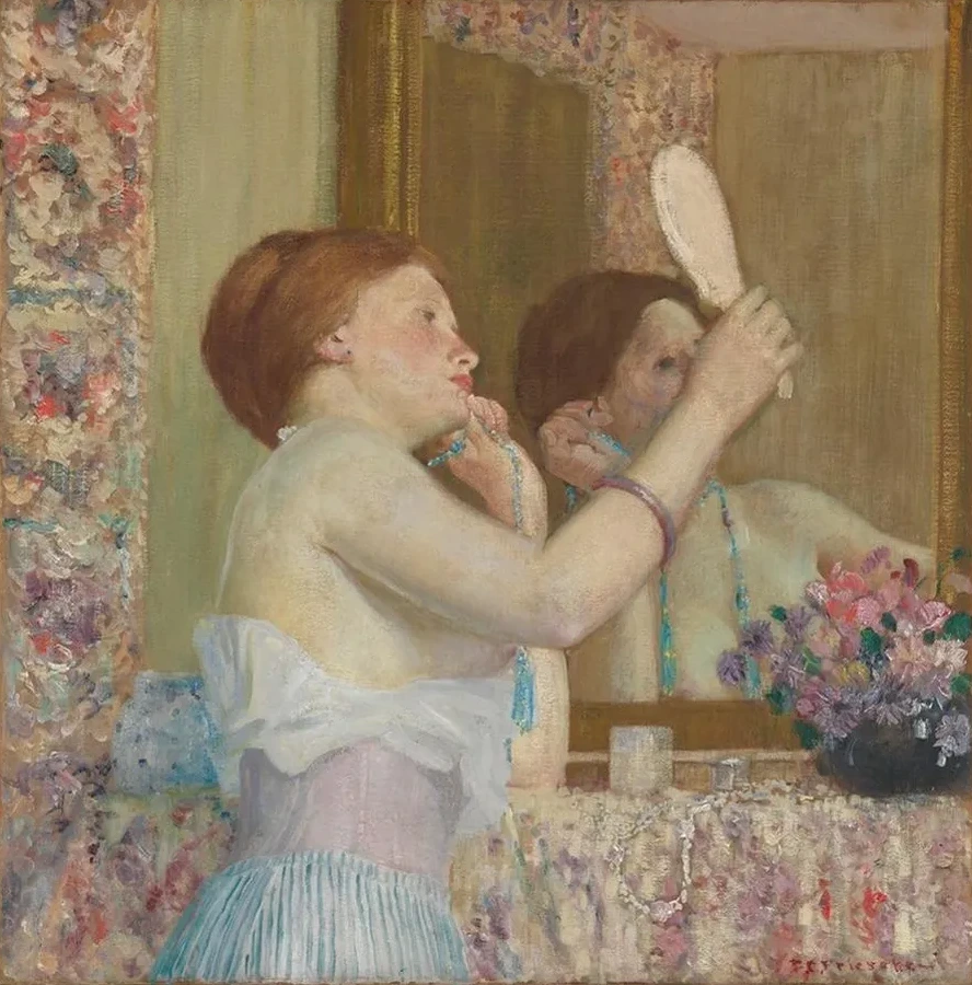 Woman with a Mirror (femme Qui Se Mire)