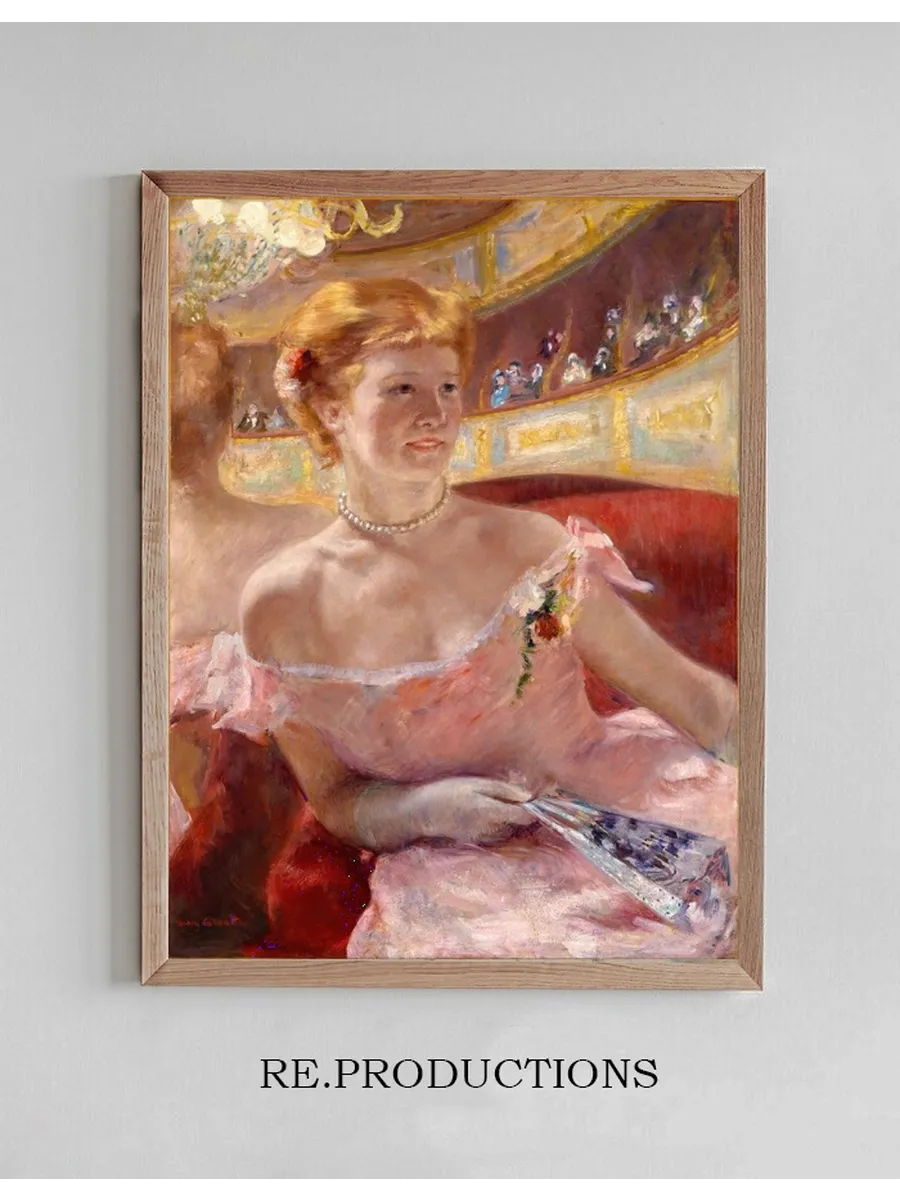Woman with a Pearl Necklace in a Loge